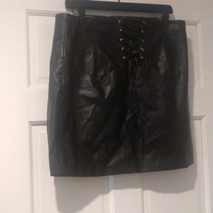 Fake Leather Forever 21 plus size skirt